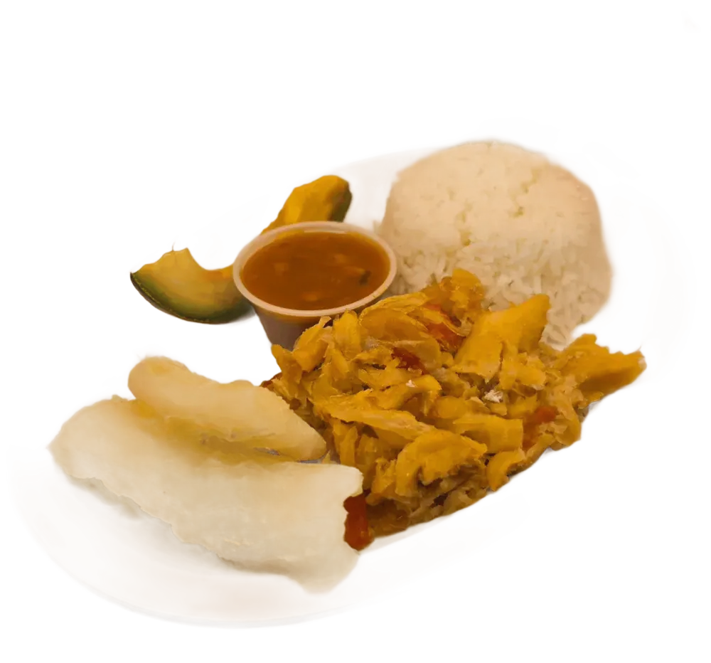 BaKala'O Especial con Yuca Encebollada